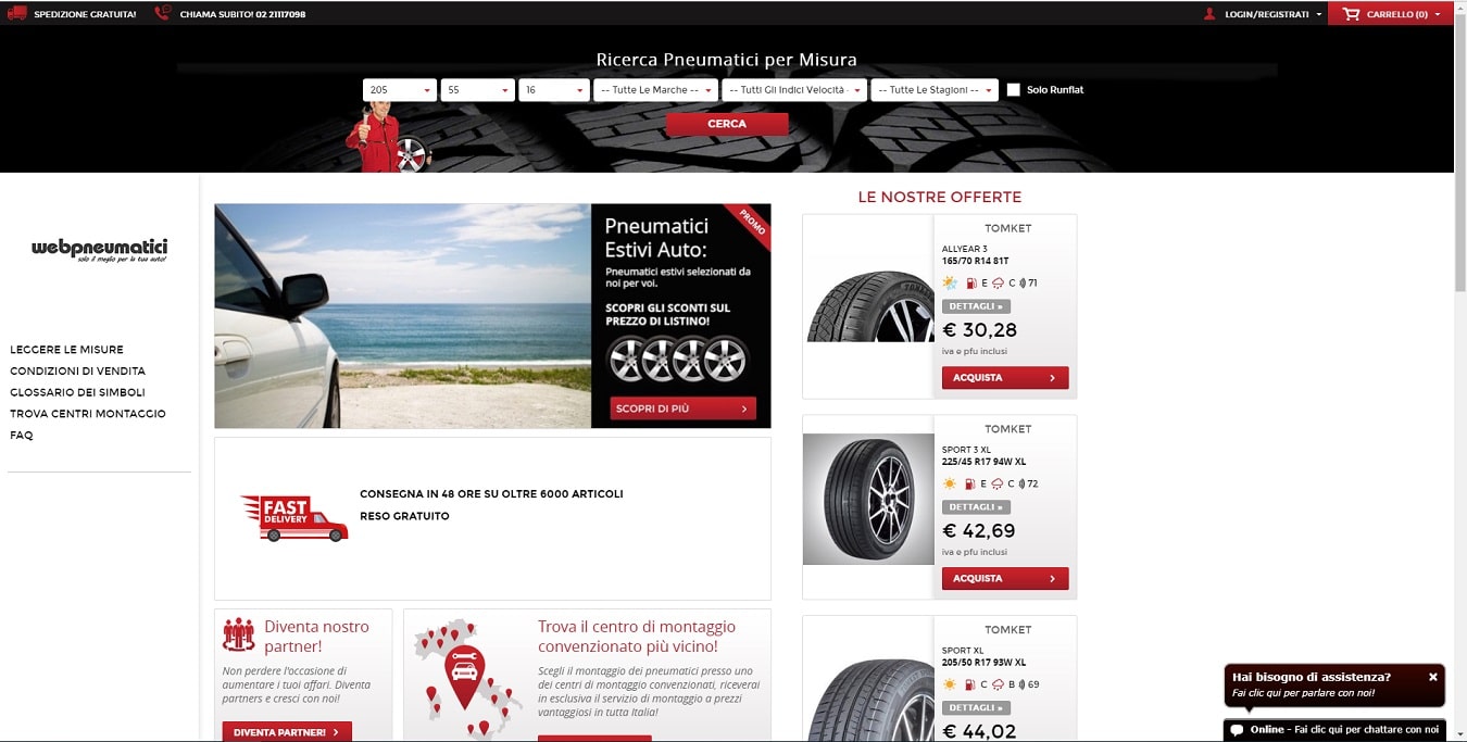 Sviluppatore freelance - Portfolio di Stefano Marchisio - webpneumatici